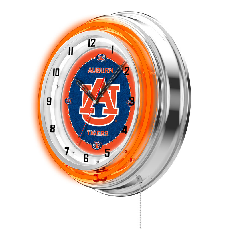 Horloge murale 19 po NCAA, Tigers de l'Université Auburn