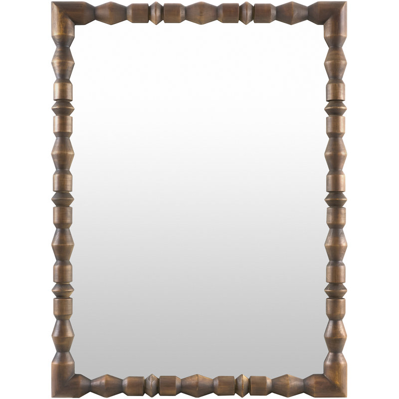 Miroir Elisaveta, Bois brun foncé, 40 po x 30 po