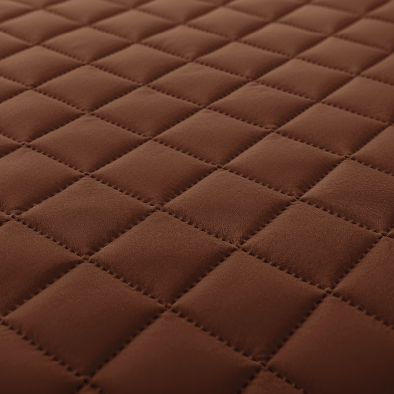 Ayalisse square/rectangular cushion armchair cover, Chocolat, H 76 po x l 23 po x P 22 po