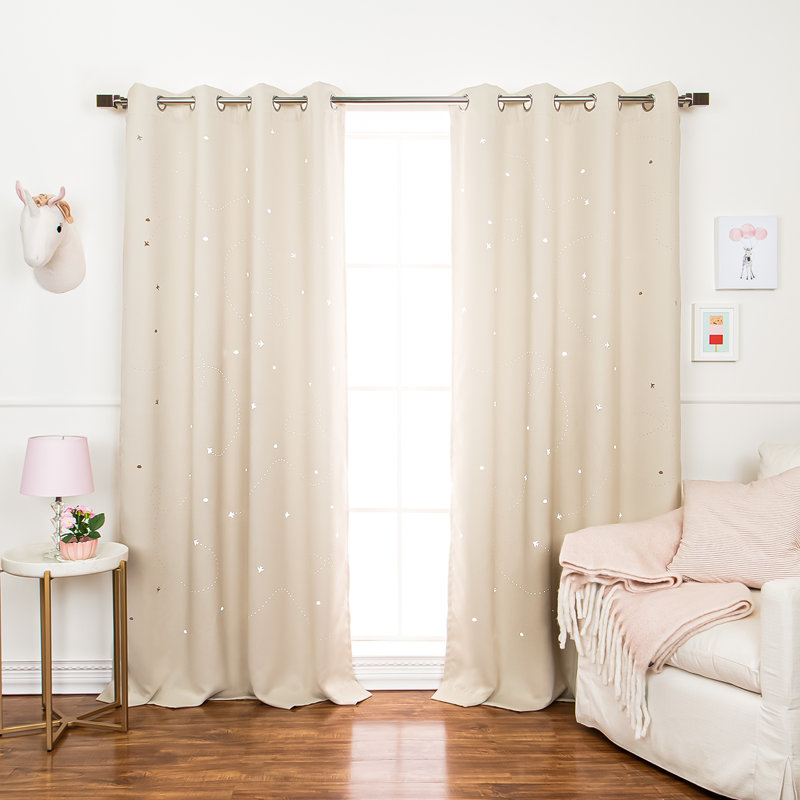 Paire de rideaux obscurcissant Crol, Beige