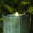 Fiber Glass Pillar Fountain with Light