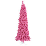 Flocked Pink Fir Artificial Fir Christmas Tree