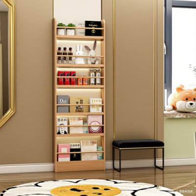 Deep Slim Wall Bookshelf – Space-saving Storage & Decor For Kids’ Rooms & Living Spaces by Ebern Designs