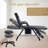 Mahvish Faux Leather Massage Chair with Ottoman