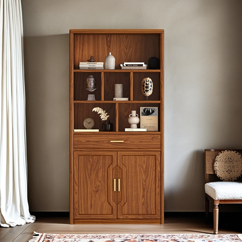 Bibliothèque sur pied en bois