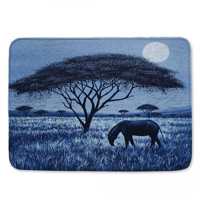Tapis de bain Blue Savanna