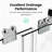 56"-60"W*72" H  Semi-Frameless Double Sliding Shower Door-111798340