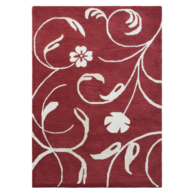 Tapis rectangulaires en laine touffetés à la main Crayton