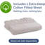 Drap-housse en coton 400 fils à densité de tissage 400-109448587-103254643
