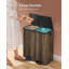 Steel Step On Multi-Compartment Rubbish & Recycling Bin - 60L-113487589