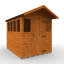 8x6w Tiger Summer Shed | Heavy Duty Framing