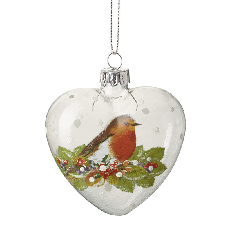 8cm Glass Animals Bauble