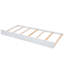 Lit plateforme avec rangement en bois avec DEL, 2 tiroirs et 1 lit gigogne simple-1721292777