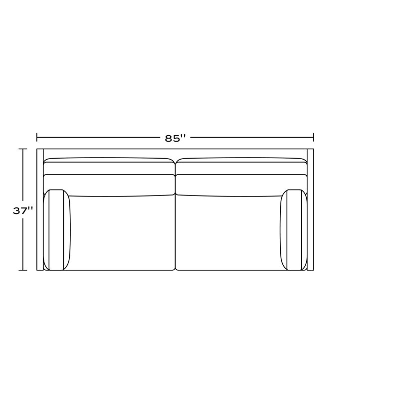 Fairfax Sofa (95"), Performance Weave - Tan
