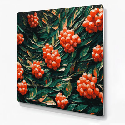 Art mural en métal «Fruit Buffalo Berry»