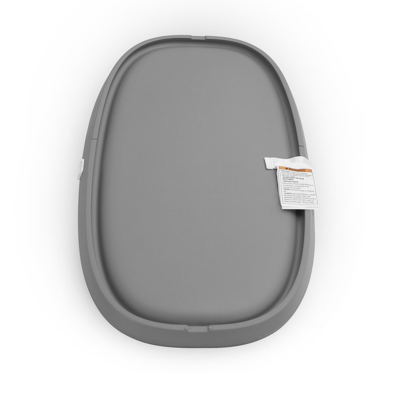 Evolur Dark Gray Waterproof Baby Changing Pad