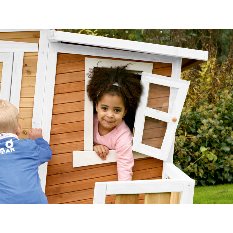 Lisa AXI 220cm W x 193cm D Outdoor Hemlock Wood Playhouse