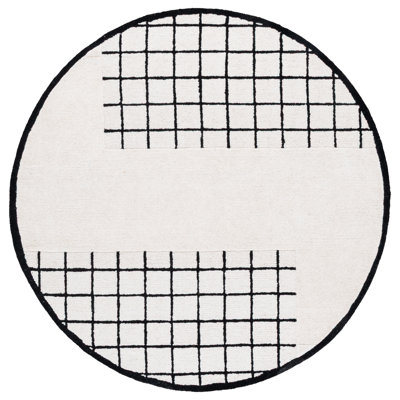 Genre 250 Hand Tufted Wool; Cotton Geometric Shapes Rug