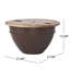 Table basse en bois et fer