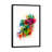 Michael Tompsett "Ireland Map Paint Splashes" Painting Print on Canvas-914983764-844444176-914983763