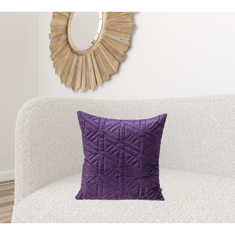 Reversible Pillow Insert, Purple