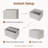 Foldable Fabric Storage Bins, Closet Organizer Bin Set, Shelf Baskets for Clothes, Toys, Linens-1500635863-1500635858