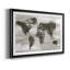 Carte de voyage, reproduction encadrée de qualité supérieure - prête à être accrochée-554044763-554044762