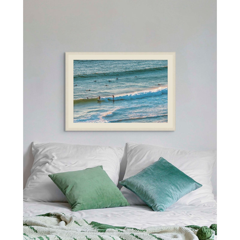 Sagres Portugal Surfer 1 Print by RS Photo, 17" H x 22" W