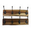 Portemanteaux en bois d'acacia Live Edge