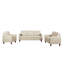 Fauteuil capitonné capitonné à garniture carrée à accoudoirs carrés, meubles de salon transitionnels en tissu de polyester-1835460810