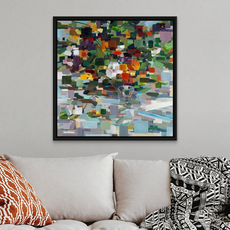 «Martini Bouquet» par Brooke Borcherding, reproduction d'art sur toile, H 38 po x l 38 po x 1,75 po