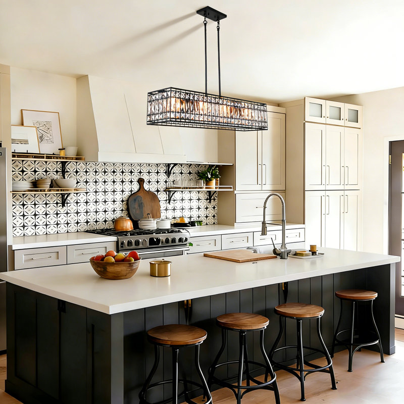Baconton 4 - Light Dimmable Chandelier