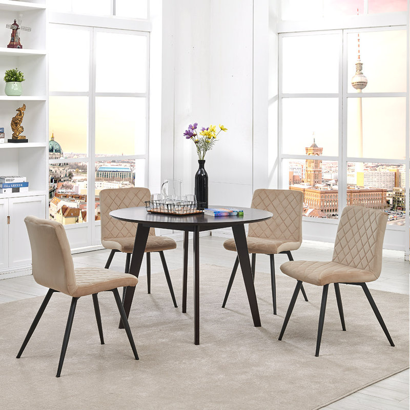 Daves Upholstered Dining Chair, Beige