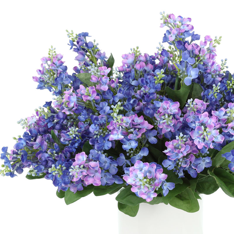 Assorted Lilacs in Fiberstone Pot, 18" H x 20" W x 20" D