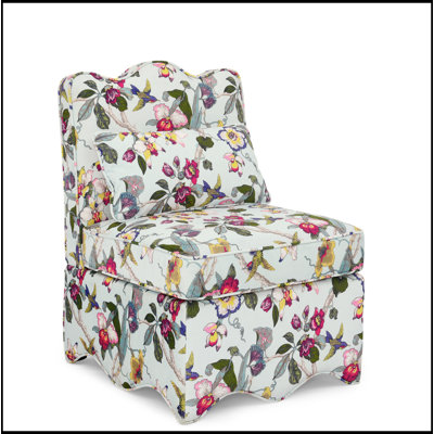 Chaise de salle à manger en flanelle à motif floral avec coussin assorti, confortable et élégante pour les salles à manger modernes