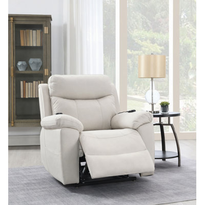 Fauteuil inclinable électrique en microfibre Chriki