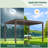 Louvered Pergola, Outdoor Sun Shade Pergola with Metal Frame and Adjustable Rainproof Roof-104879258