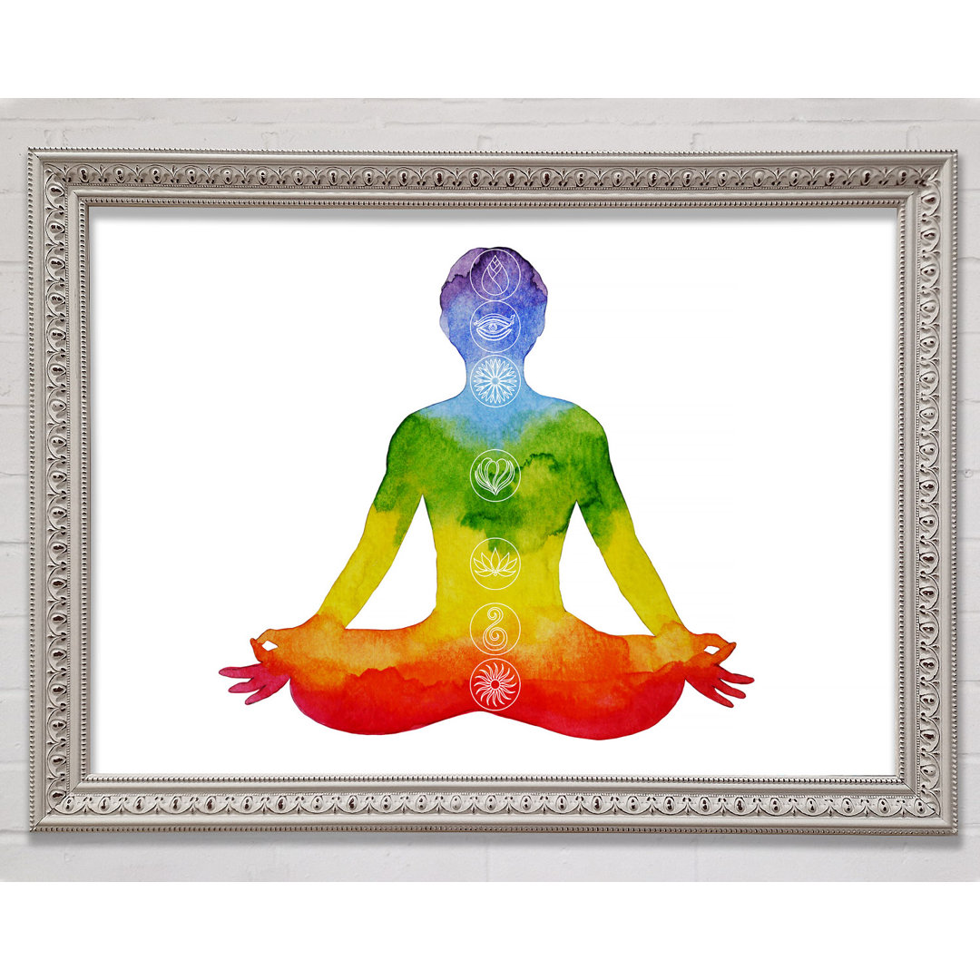 Chakra Meditation Farben 4 - Drucken