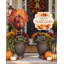 Ensemble de 2 panneaux de jardin pour l'Action de grâce, décorations d'automne extérieures en PVC imperméable avec piquets, remerciements, décorations de pelouse