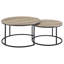 Ensemble de tables basses gigognes 2 pièces Arrize, polyvalent et peu encombrant