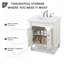Ensemble de meuble-lavabo simple 30 po Lexington-2026385860