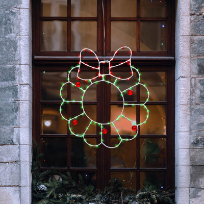 Kyrre 15" H LED Lighted Wreath Silhouette
