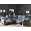 Abdulbari 5 Seater Reclining Corner Sofa -428758771