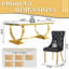 Rectangular 70.1"L X 35"W Dining Set-122920258-122919258-111570909