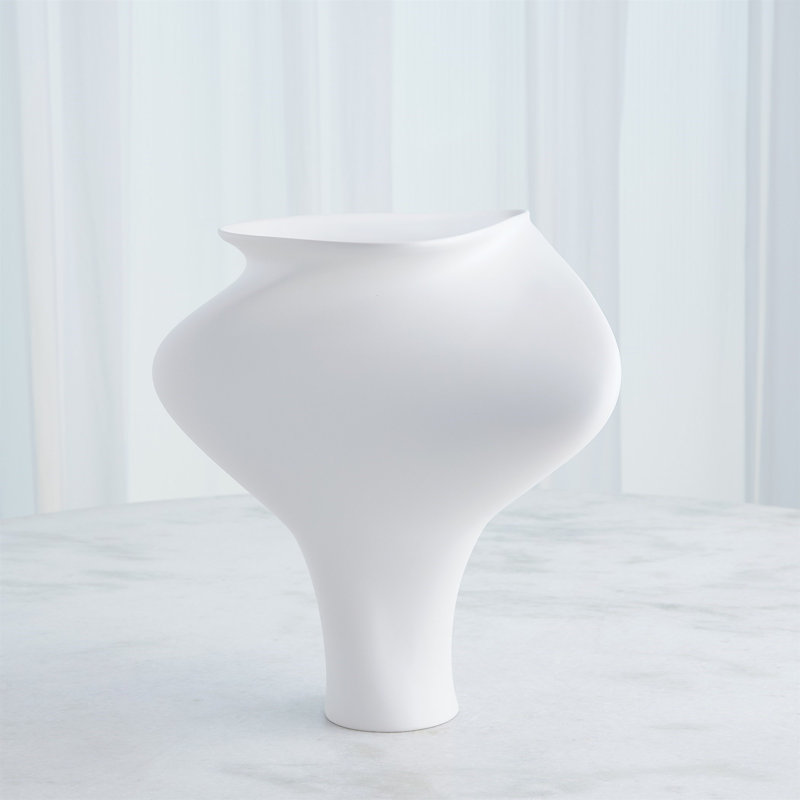 Tranquility Vase-Matte White