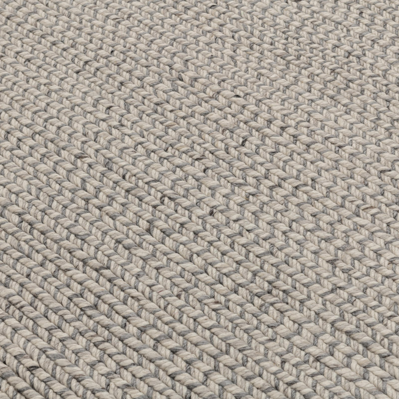 Tapis décoratif en laine mélangée à la main Dawson, Rectangle de 5 pi x 8 pi