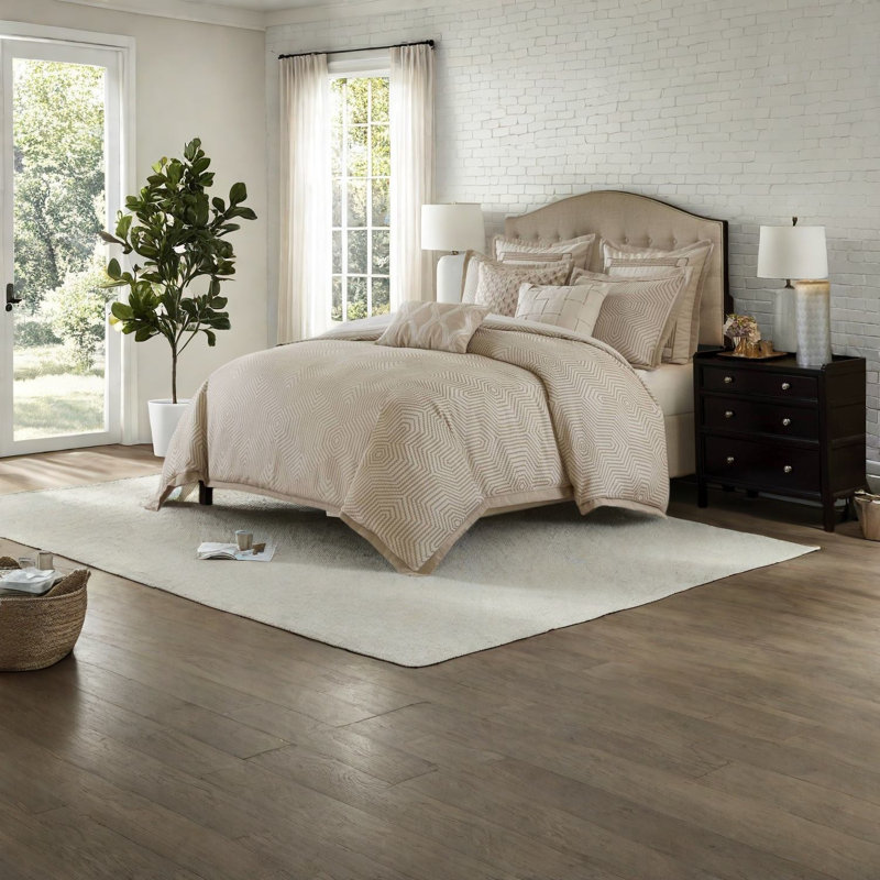 Ensemble de literie pour très grand lit en jacquard de polyester Modern Home Comfort