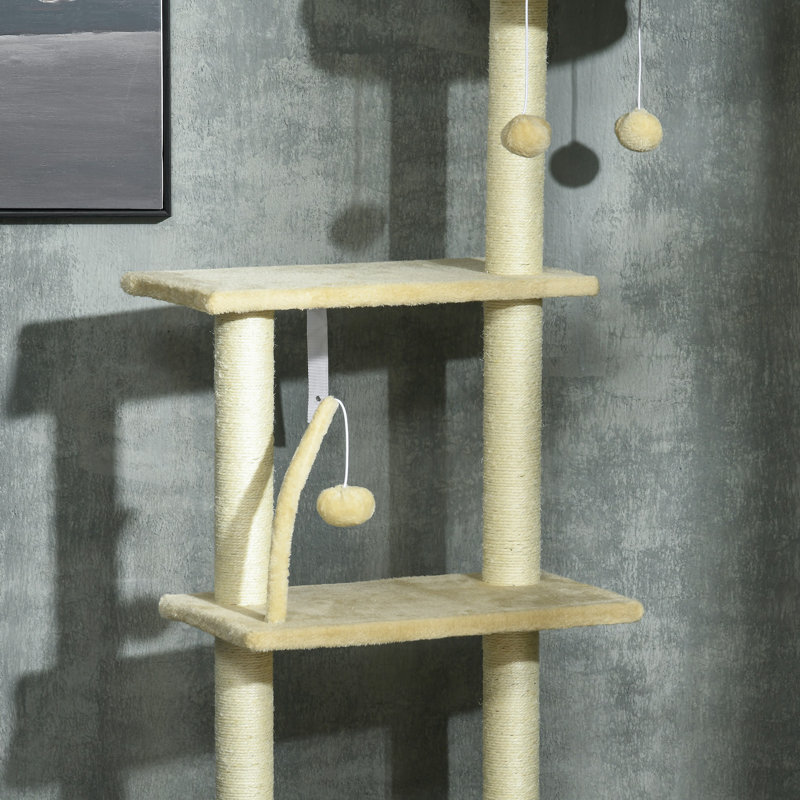 635cm H Cat Tree, Beige