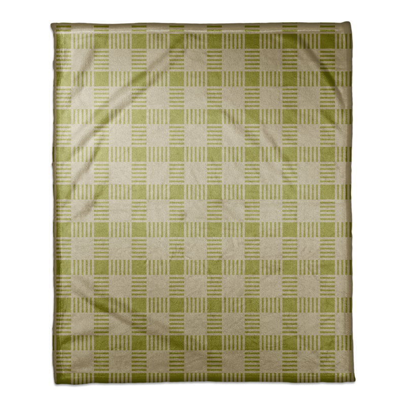 Jeté écossais , vert