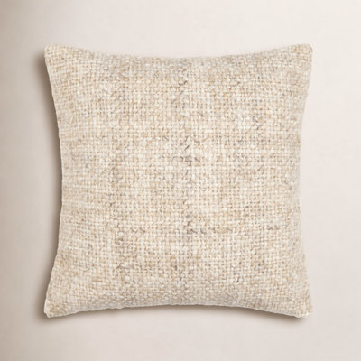 Square Wool Throw Pillow
